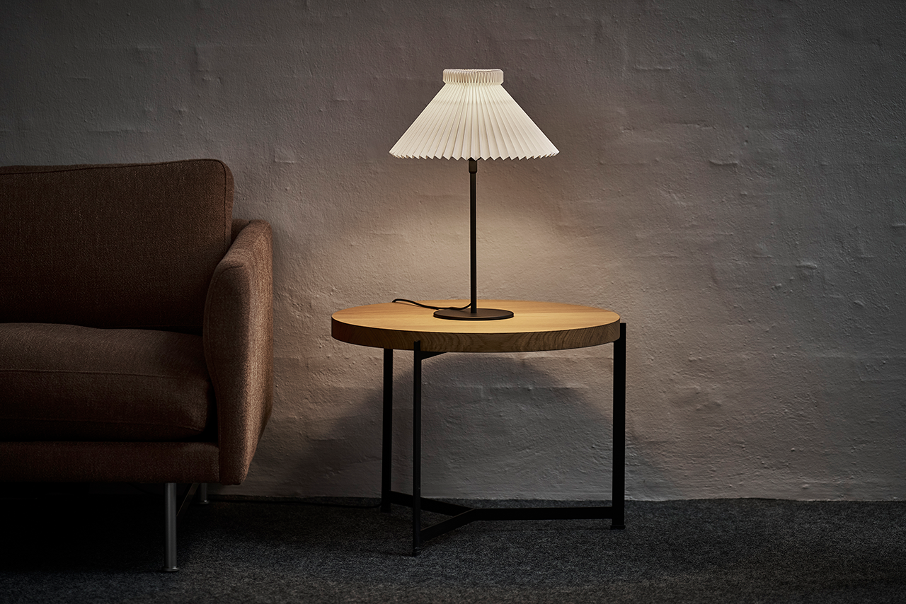 Leklint334t Tablelamp Lampshade1 19Cm Paper White Lifestyle